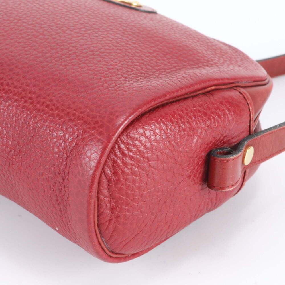 CHRISTIAN DIOR Vintage Red Leather Shoulder Bag - Picture 3 of 7